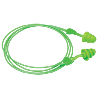 Glide&reg; Trio Reusable Earplugs, Corded, Bulk - Loose, 27 dB NRR, One-Size Moffatt Supply & Specialties