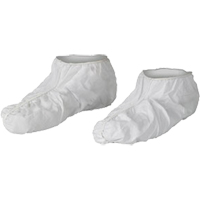 KleenGuard A40 Shoe Covers, Medium, Vinyl, White Moffatt Supply & Specialties
