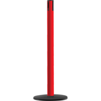 Syst&egrave;me Advance TensaBarrier - Poteau r&eacute;cepteur, Hauteur de 36", Rouge Moffatt Supply & Specialties