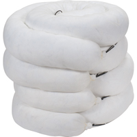 Barrage absorbant, Huile seulement, 10' lo x 8" la, Absorption 40 gal., 4 /pqt Moffatt Supply & Specialties