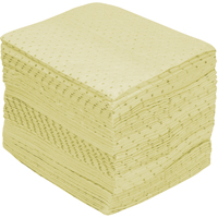 Premium Fine Fiber Sorbent Pads, Hazmat, 15" x 17", 30 gal. Absorbancy Moffatt Supply & Specialties