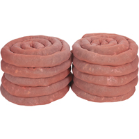 Sorbents Socks, Hazmat, 45 gal. Absorbancy, 3" W x 10' L, Pack of 10 Moffatt Supply & Specialties