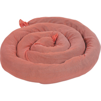 Remblais tubulaires absorbants, Mati&egrave;res dangereuses, Absorption 50 gal., 3" la x 8' lo, Pqt de 15 Moffatt Supply & Specialties