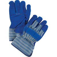 Premium Quality Fitters Gloves with Kevlar&reg; Stitching, Large, Split Cowhide Palm, Cotton Inner Lining Moffatt Supply & Specialties
