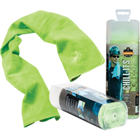 Serviettes de refroidissement 6602 Chill-Its, Lime haute visibilit&eacute; Moffatt Supply & Specialties