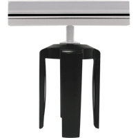 Tensabarrier&reg; Sign Bracket with Adapter, Chrome Moffatt Supply & Specialties