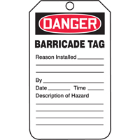 &eacute;tiquettes de s&eacute;curit&eacute;, Plastique, 3-1/4" la x 5-3/4" h, Anglais Moffatt Supply & Specialties