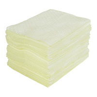 Premium Laminated (SMS) Sorbent Pads, Hazmat, 15" x 17", 25 gal. Absorbancy Moffatt Supply & Specialties