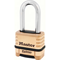 Cadenas &agrave; combinaison ProSeries, Argent, Rev&ecirc;tement en laiton, Largeur de 2-1/4" Moffatt Supply & Specialties