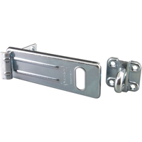 General Security Hardened Steel Hasp, Silver Moffatt Supply & Specialties
