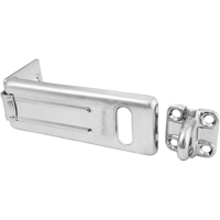 General Security Hardened Steel Hasp, Silver Moffatt Supply & Specialties