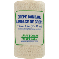 Bandage de cr&ecirc;pe en rouleau, 97-1/5" lo x 3" la, Classe 1 Moffatt Supply & Specialties