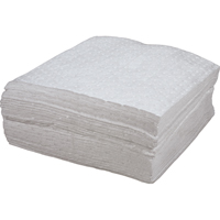 Premium Bonded Sorbent Pads, Oil Only, 15" x 18", 30 gal. Absorbancy Moffatt Supply & Specialties