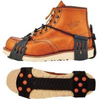 Crampons &agrave; glace ajustables TREX 6310, Acier au carbone, Traction Crampon, Moyen Moffatt Supply & Specialties