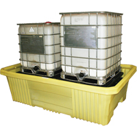 GRV double sans drain 4000i, Capacit&eacute; de d&eacute;versement 750 gal. US, 113" x 71" x 32" Moffatt Supply & Specialties