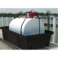 Unit&eacute; de confinement Poly-Tank 550 avec drain, 113" lo x 71" la x 32" h, 750 gal. US Capacit&eacute; Moffatt Supply & Specialties