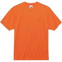 GloWear 8089 Non-Certified T-Shirt, Polyester, Small, High Visibility Orange Moffatt Supply & Specialties