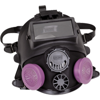 7600 Series Full Face Respirator with Welding Attachment, Silicone, Small Moffatt Supply & Specialties