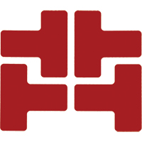 Floor Corner Marks, T, 5" L x 2" W, Red, Polyester Moffatt Supply & Specialties