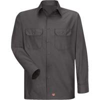 Long Sleeve Ripstop Shirt, Men's, 3X-Large, Charcoal Moffatt Supply & Specialties