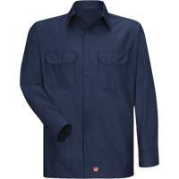 Long Sleeve Ripstop Shirt, Men's, 3X-Large, Navy Blue Moffatt Supply & Specialties
