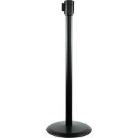 Poteaux recepteurs Slimline TensaBarrier, Hauteur de 38", Noir Moffatt Supply & Specialties