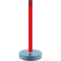 Tensabarrier ext&eacute;rieur - poteaux r&eacute;cepteurs, Hauteur de 37", Rouge Moffatt Supply & Specialties