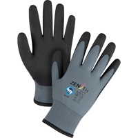 ZX-30° Premium Coated Gloves, 8/Medium, PVC Coating, 15 Gauge, Nylon Shell Moffatt Supply & Specialties
