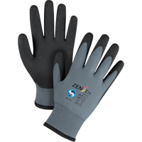 Gants enduits de premi&egrave;re qualit&eacute; ZX-30°, 10/T-Grand, R&ecirc;vetement PVC, Calibre 15, Enveloppe en Nylon Moffatt Supply & Specialties