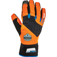 ProFlex&reg; 818WP Performance High-Visibility Thermal Waterproof Utility Gloves, Polyurethane Palm, Size Small Moffatt Supply & Specialties