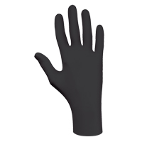 Gants biod&eacute;gradables 6112PF, T-petit, Nitrile, 4 mils, Sans poudre, Noir Moffatt Supply & Specialties