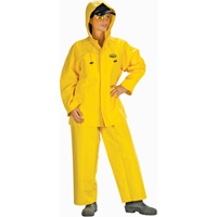 V&ecirc;tements imperm&eacute;ables Hurricane ignifuges et r&eacute;sistants &agrave; l'huile, v&ecirc;tements imperm&eacute;ables, 4T-Grand, Jaune Moffatt Supply & Specialties