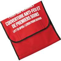 Couverture anti-feu avec sac de nylon Dynamic, Laine, 60" lo x 71" la Moffatt Supply & Specialties