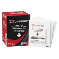 Gaze Dynamic, Tampon, 2" lo x 2" la, St&eacute;rile, Dispositif m&eacute;dical Classe 1 Moffatt Supply & Specialties