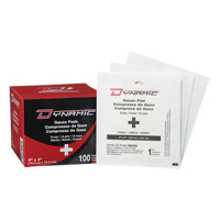 Dynamic Gauze, Pad, 4" L x 4" W, Sterile, Medical Device Class 1 Moffatt Supply & Specialties