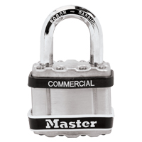 Laminated Padlock, Silver, Keyed Different, Laminated Steel, 1-3/4" Width Moffatt Supply & Specialties