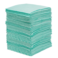 Premium Bonded Sorbent Pads, Hazmat, 15" x 18", 30 gal. Absorbancy Moffatt Supply & Specialties
