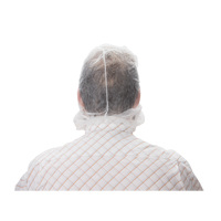 Disposable Hood, Polypropylene, White Moffatt Supply & Specialties