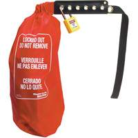 Sac de cadenassage &eacute;lectrique pour prise surdimensionn&eacute;e & contr&ocirc;le de palan, Type Prise Moffatt Supply & Specialties