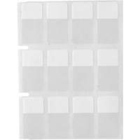 Core Series Self-Laminating Wire & Cable Labels, Vinyl, 0.5" L x 0.75" H, Clear Moffatt Supply & Specialties