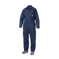 Unlined Coveralls, Men's, Navy Blue, Size Large Moffatt Supply & Specialties