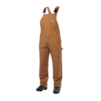 Unlined Duck Overalls, Men's, Large, Brown Moffatt Supply & Specialties