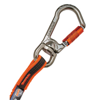Squids&reg; 3109F(x) Double-Locking Tool Lanyard with Swivel, Bungee, Carabiner/Loop Moffatt Supply & Specialties