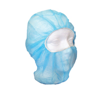 Disposable Balaclava Hood, Polypropylene, Blue Moffatt Supply & Specialties