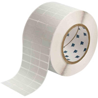Glossy Rating Plate Labels, Metalized Polyester, 1" L x 0.5" H, Silver Moffatt Supply & Specialties