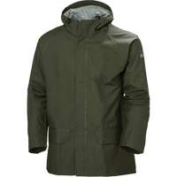 Mandal PVC-Coated Rain Jacket, Polyester, X-Small, Green Moffatt Supply & Specialties