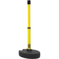 PLUS Barrier Post Set Receiver, 42" High, Yellow Moffatt Supply & Specialties
