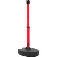 PLUS Barrier Post Set Receiver, 42" High, Red Moffatt Supply & Specialties