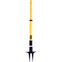 PLUS Barrier Post, 42" High, Yellow Moffatt Supply & Specialties
