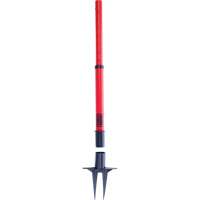 PLUS Barrier Post, 42" High, Red Moffatt Supply & Specialties